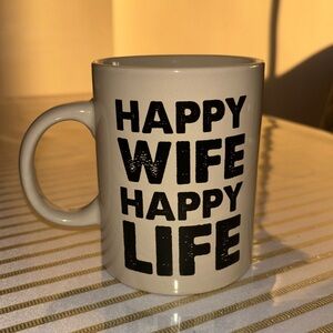 Designs by Kathy Happy Wife Happy Life Coffee Mug